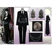 Amazon.co.jp: 即納 コスプレ衣装 黒執事 セバスチャン 豪華